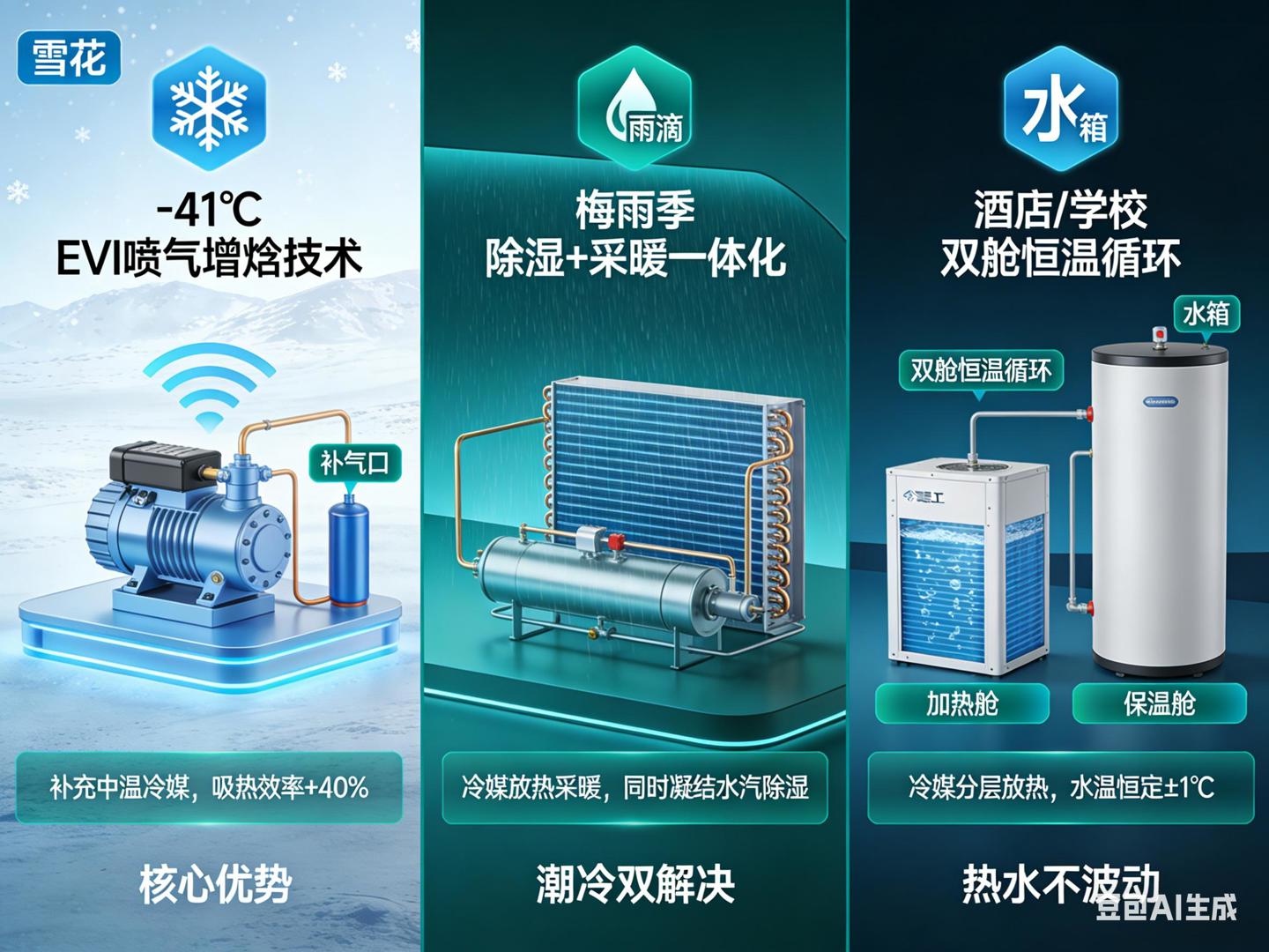 空气源热泵缓冲水箱