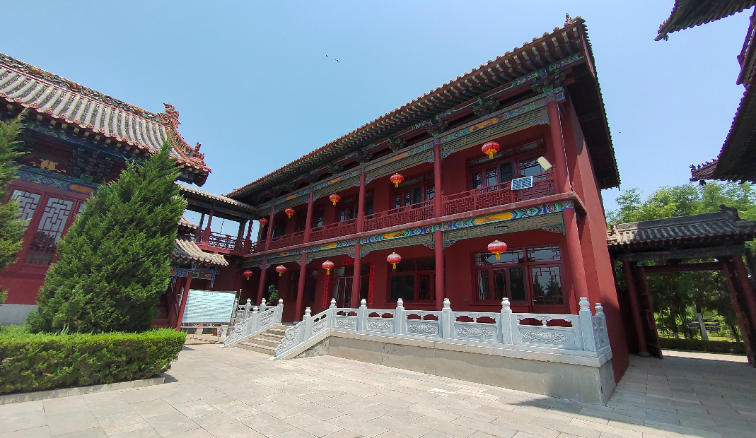 山西临汾 大槐树风景区 采暖 