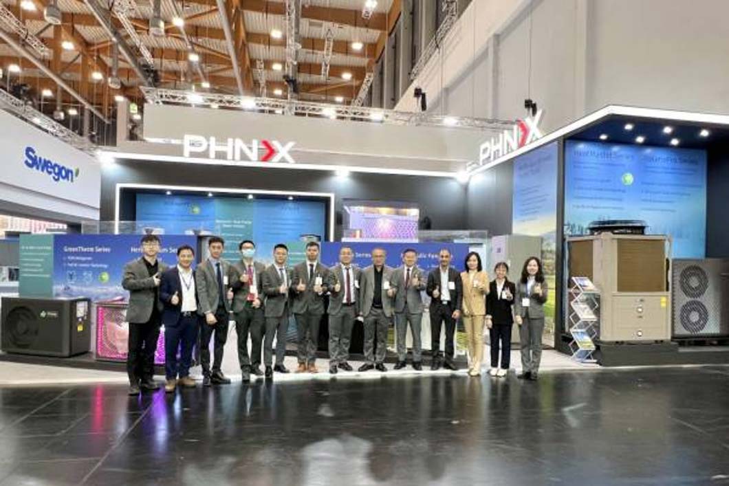 PHNIX热泵新品在欧洲两大行业盛会上大放异彩