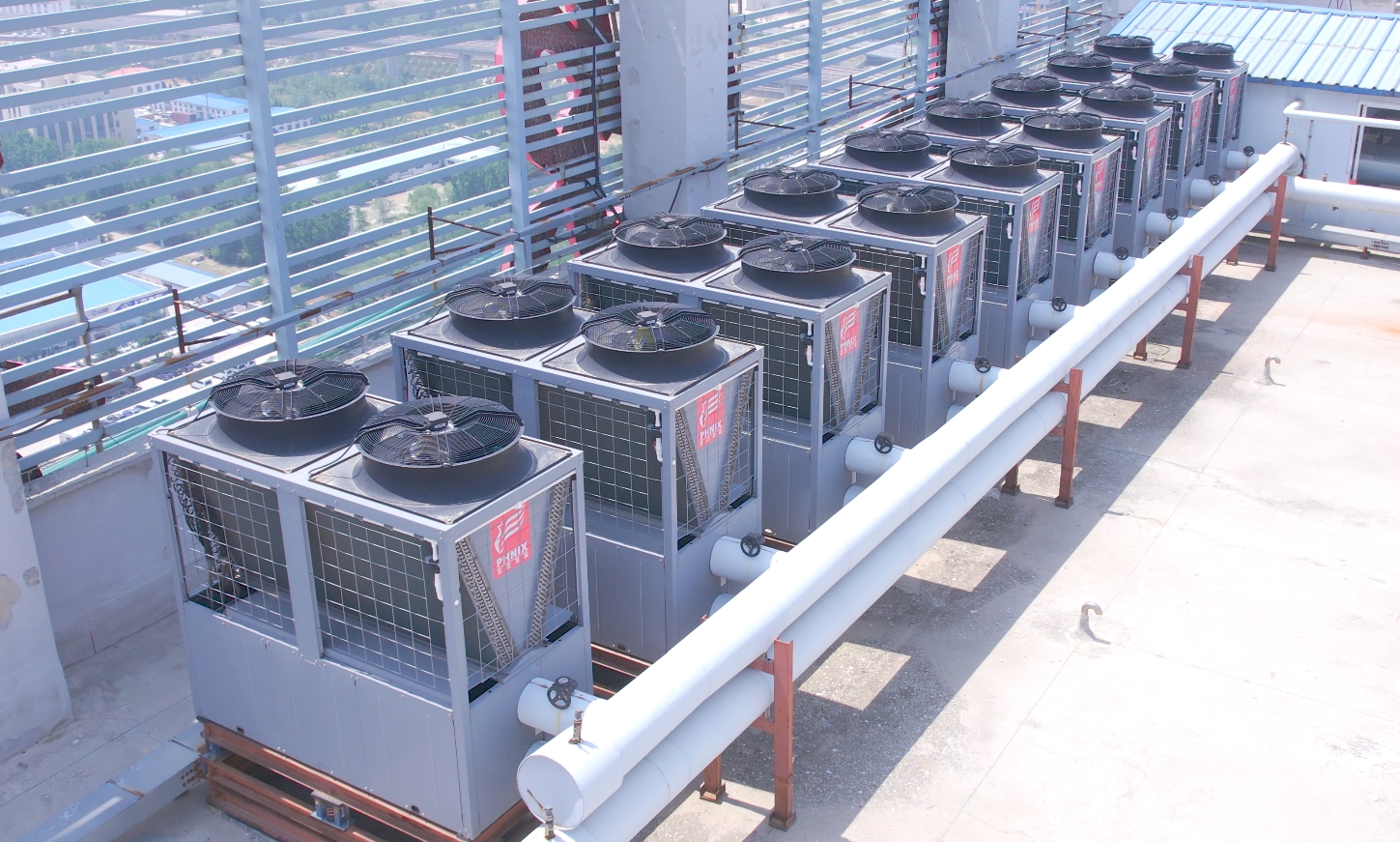 空气源热泵制热量 270KW 10台